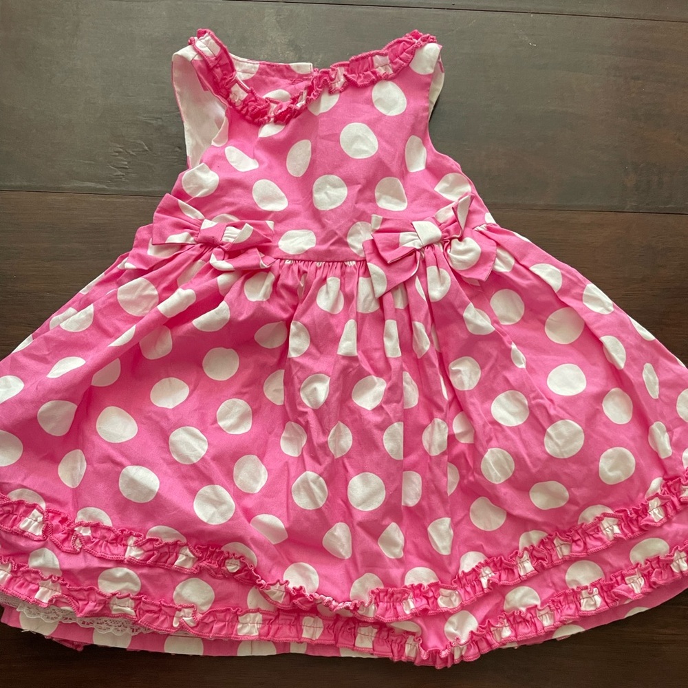 18 Months Pink Polka Dot Dress